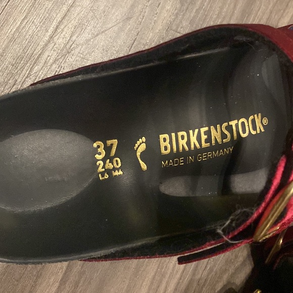 Birkenstock Florida velvet Maroon - Picture 5 of 5